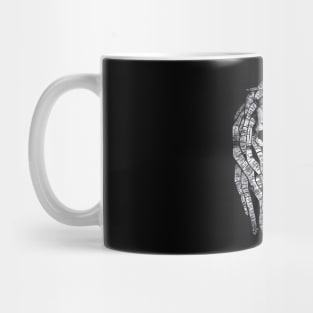 white skull Mug